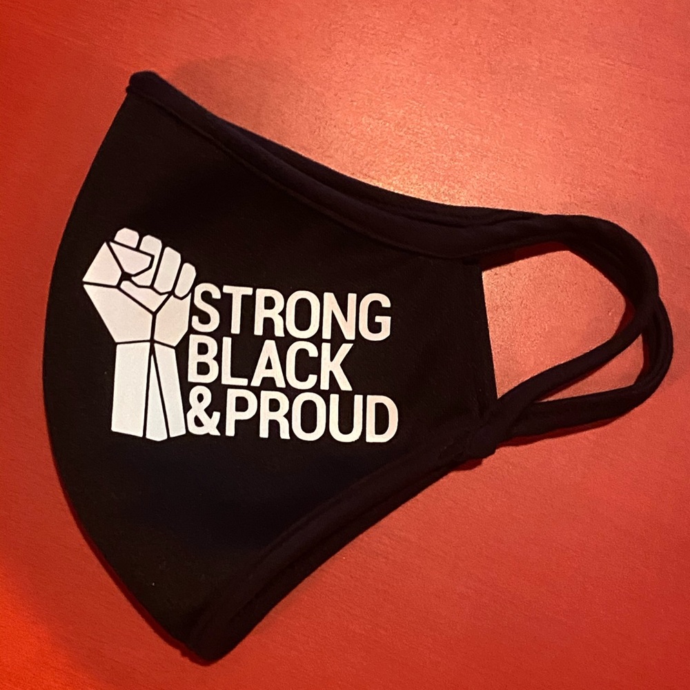 Strong Black & Proud Face Mask - Picture 3 of 4